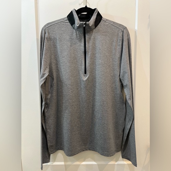 Greyson Golf Pullover Guide Sport Quarter Zip Light Grey Small NWT MSRP $128 - Picture 2 of 4